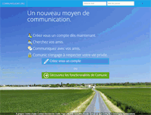 Tablet Screenshot of communiquons.org